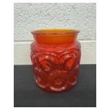 5.5ï¿½ vintage L.E. Smith Moon and Stars canister