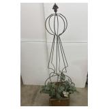 Artificial Planter Trellis Box Decor 5ft