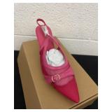 New size 8 pink heal Sandals