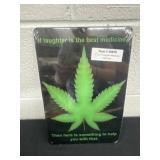 New 8x12 weed sign