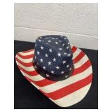 American flag cowboy hat