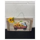 19ï¿½x12ï¿½ wood farm fresh pumpkin sign
