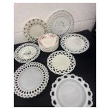Group of vintage plates
