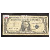United States $1 silver certificate 1957 B