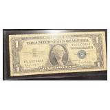United States $1 silver certificate 1957 B