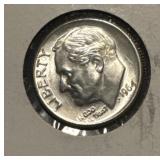 1964  Roosevelt Dime 90% silver
