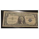 United States $1 silver certificate 1957 B