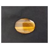 1.5 in polished tiger's eye gemstone cabochon