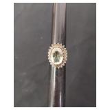 India PTI possibly Sterling ring with green toned