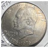 1776-1976  Ike dollar