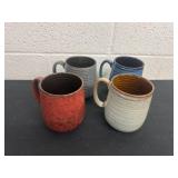 4 new stone coffee cups