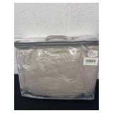 New tan queen comforter set