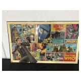 Doctor Who Comic Framed Print 19x30