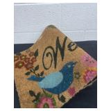 New welcome door mat