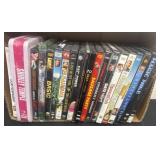Group of DVDs