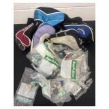 Group of golf club covers and more