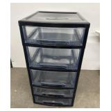 five shelf organizer plastic 24 12 1/2 15