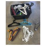 Large Tote of Hangers