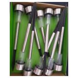 Group of solar lights.