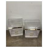 Two make up organizers very nice