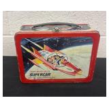 Vintage lunch box with first aid kit inside