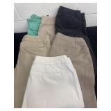 6 pairs of size small slacks