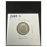 1949 S  Roosevelt dime.