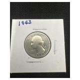 1943 United States Washington Quarter, 90%