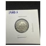 1942 s Mercury Dime.90% silver