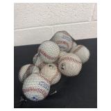 Bag of baseballs