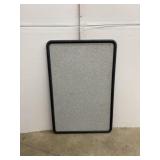 Quartet granite-colored bulletin board