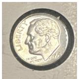 1964  Roosevelt dime 90% silver