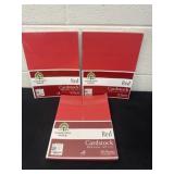 New 3  packs of 50Card stock