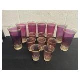 vintage West Virginia Glass Co. Blendo glasses