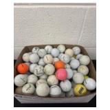 Box of golf balls