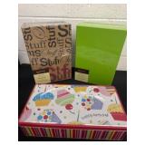 2 new memories boxes and happy birthday Tin