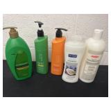 5 shampoos and conditioner