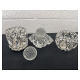 Bling candle holders and golf balls and candle