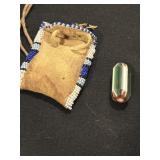 handmade Native American-style medicine bag