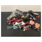 Group of new sunglasses