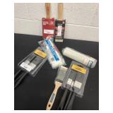 Group Of new paint brushes