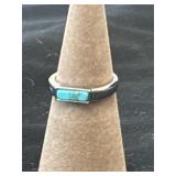 Turquoise like size 8 1/2 ring