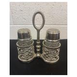 Match Pewter Cutwork Salt & Pepper Caddy