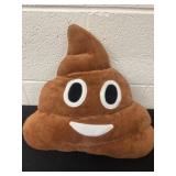 13ï¿½ poop emoji pillow