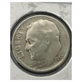 1957-D Silver Roosevelt Dime
