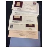 22KT gold Postal stamps