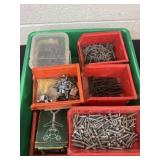 Group of hardware screws