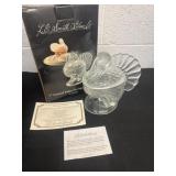 L.e smith glass 7ï¿½ covered turkey serving soup
