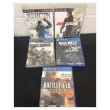 Group of ps3 and ps4. games