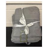 New 24 pc towel set gray